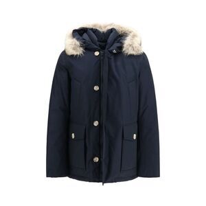 Woolrich Blue Cotton Men's Parka